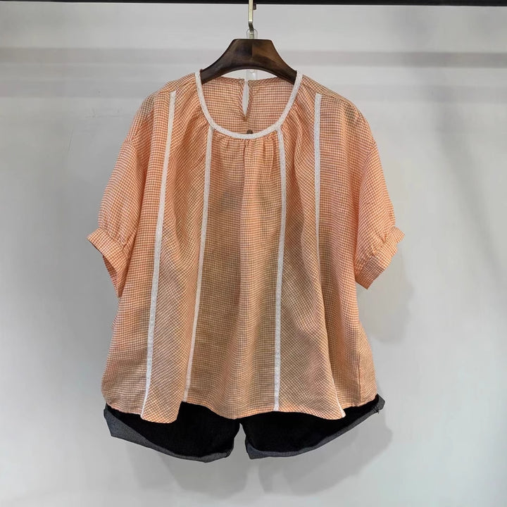 Dame Relaxed Fit Ternet Bluse Stilla