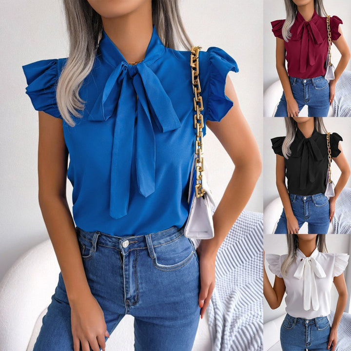 Femme elegant Sløjfebluse Stilla