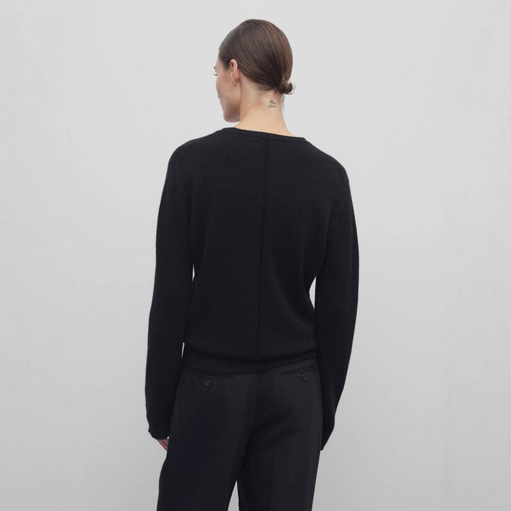 Damer finstrikket sweater lavet af høj kvalitet uld Stilla