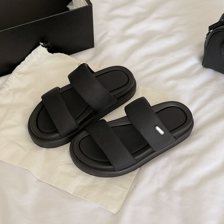 Femme Comfort Slide Sandaler med stilfulde remme Stilla