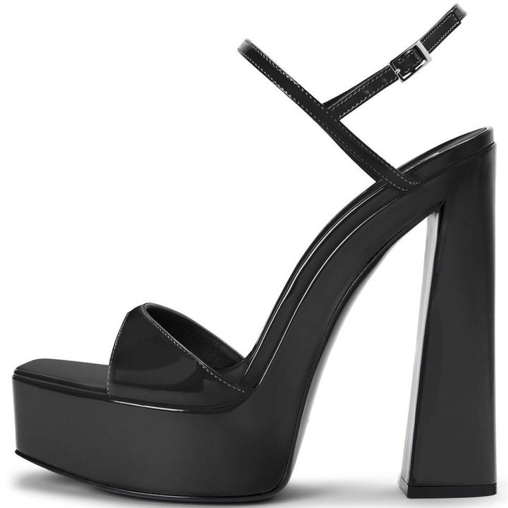 Femme Højglans Platform Stiletter Stilla