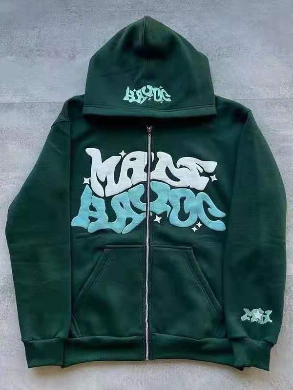 Kvinder Hoodie med unikt graffiti design Skovae