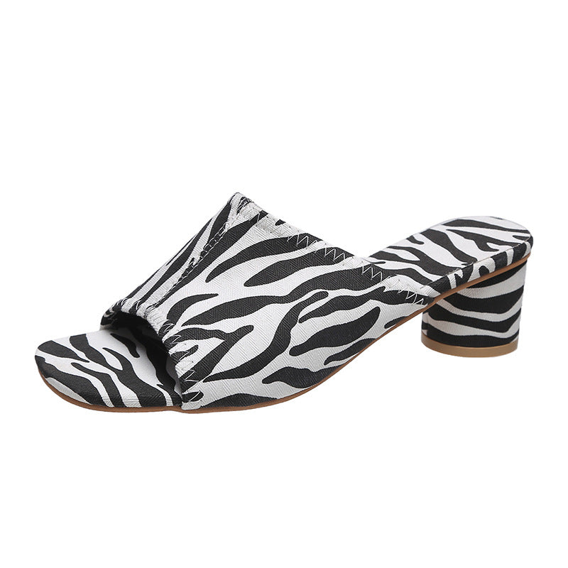Dame Trendy Sandaler med Blokhæl Stilla