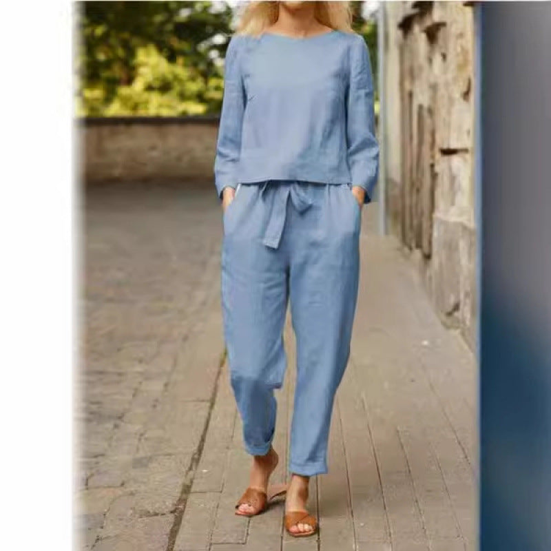 Dame Casual To-delte Lounge Sæt Stilla