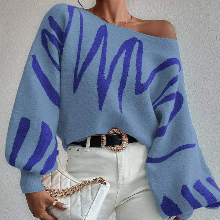 Stilla | Størrelse-pullover I Grafisk Look