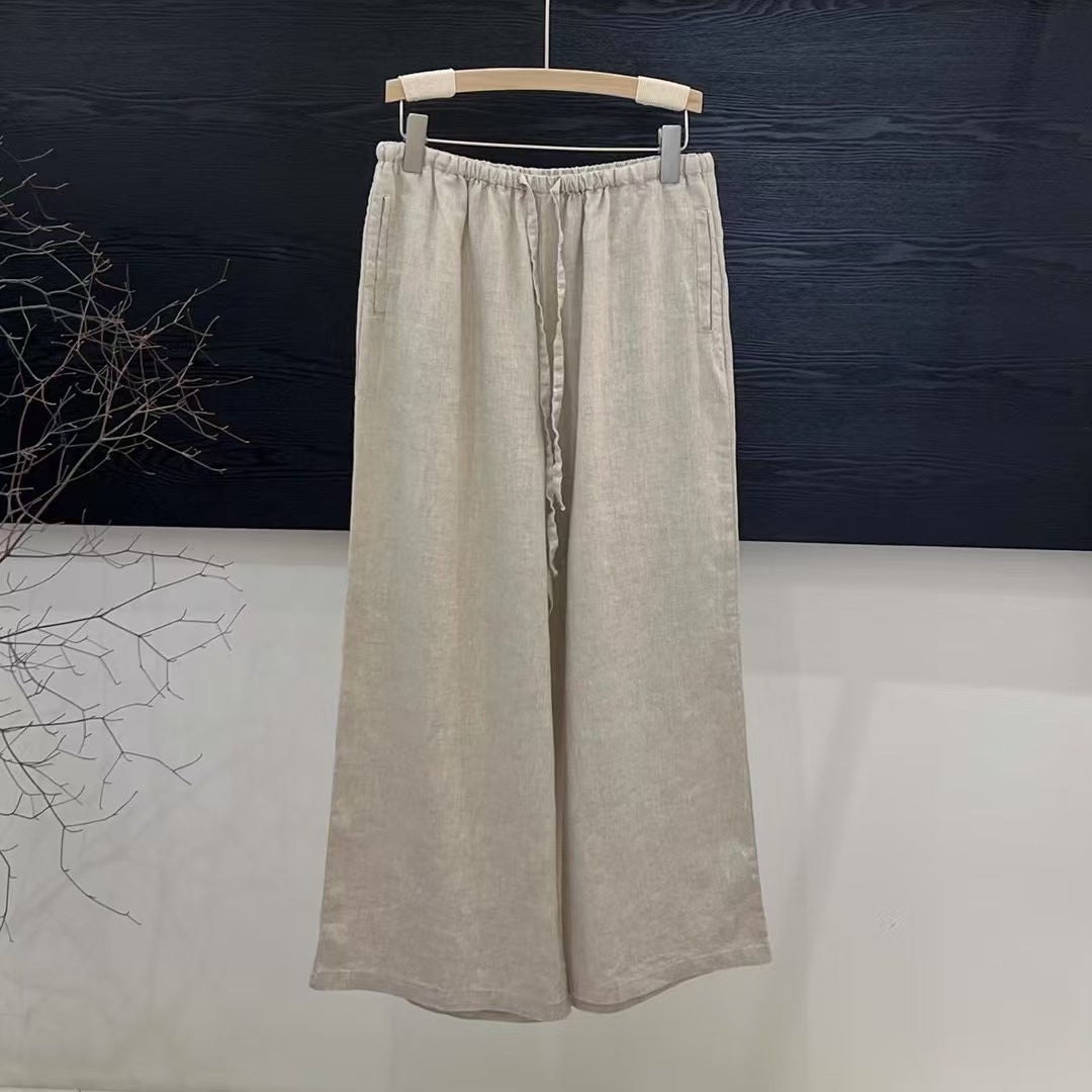 Femme Bred Linnedragt med elastisk linning Stilla