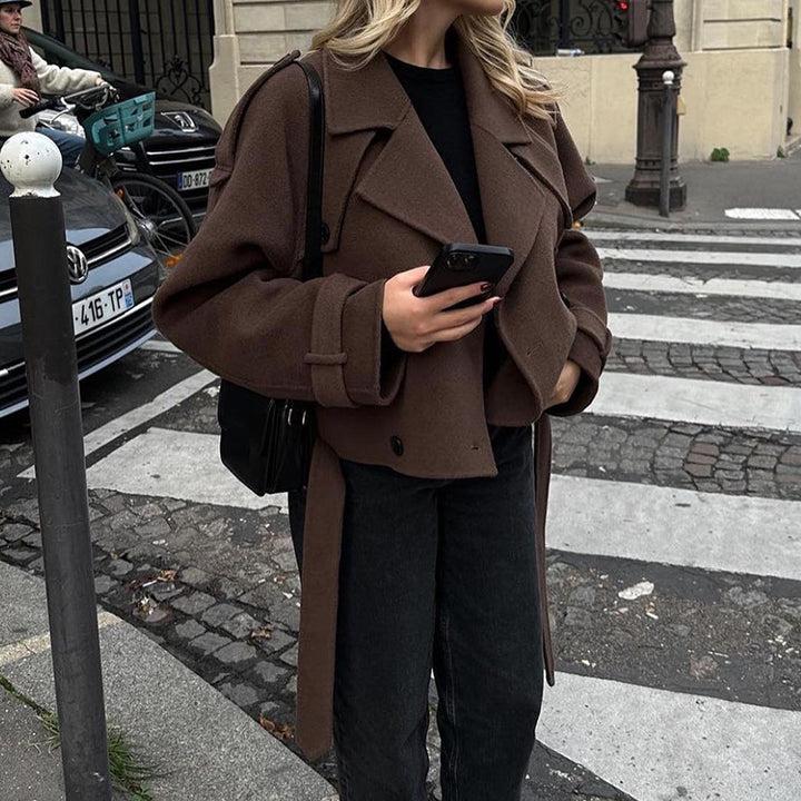 Kvinders fashionable oversized vinterfrakke Stilla