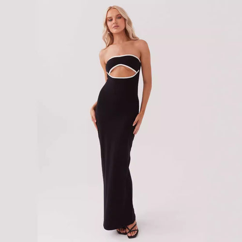 Dame Cut-Out Maxikjole Stilla