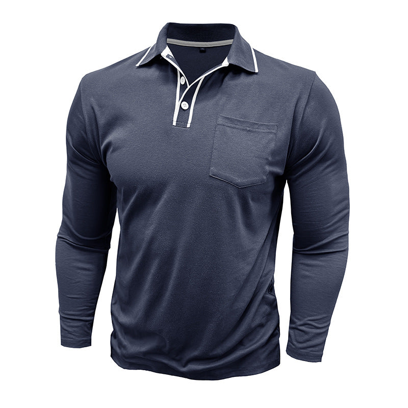 Herrer Langærmet Polo Shirt Stilla