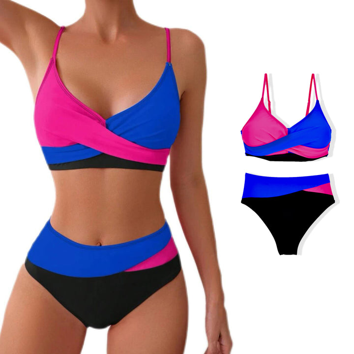 Damer sportslig to-deler bikini-sæt Skovae
