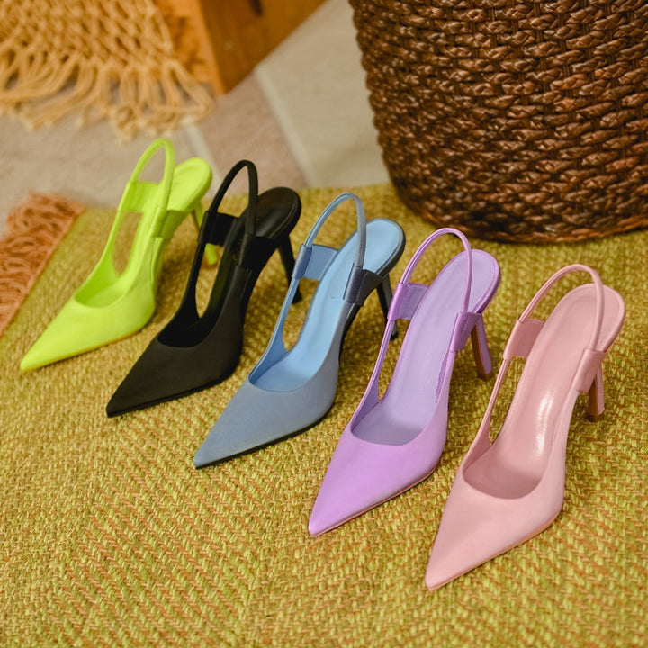 Damer Slingback-pumper med elegant spids tåparti og stilfuld hæl Stilla