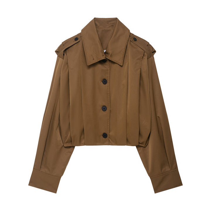 Dame afslappet cropped jakke Stilla