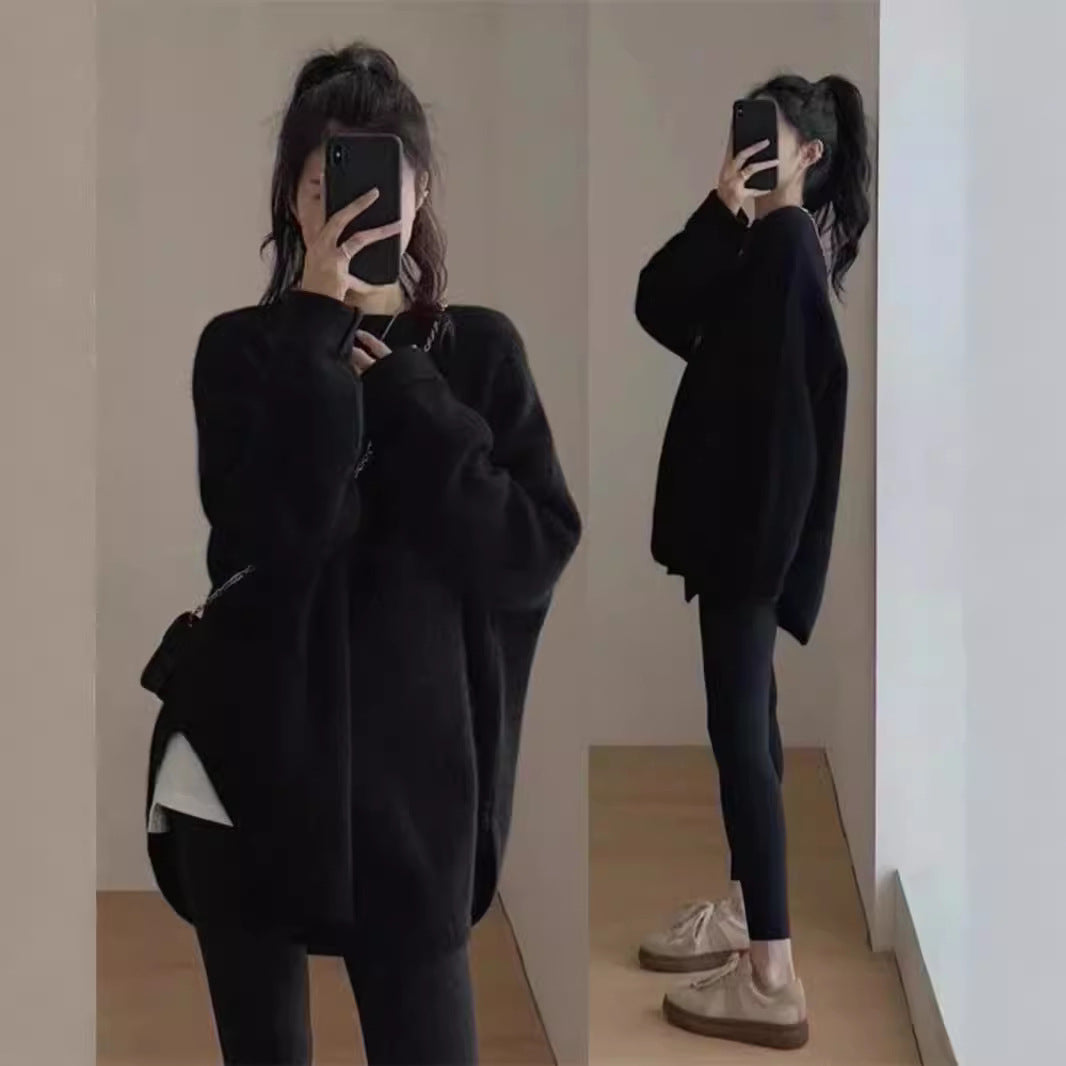 Femme Oversized Blød Strikpullover Stilla