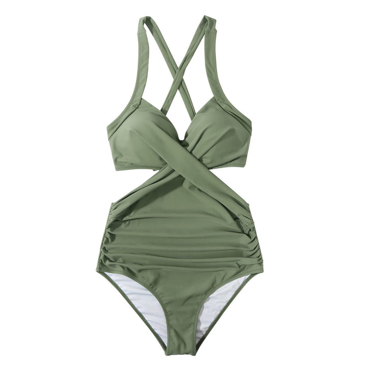 Dame badedragt med utvetydig drapering og moderigtig design Stilla