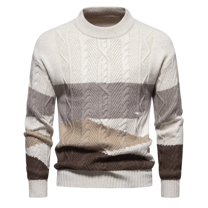 Herrer Stilfuld Groft Kabelstrikpullover Stilla