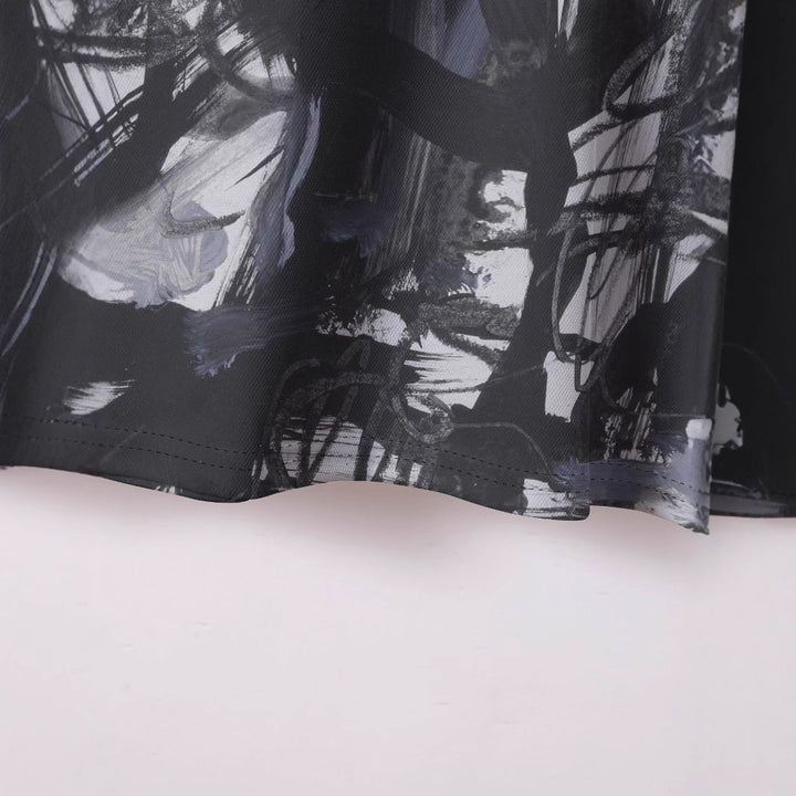 Herrer Poloshirt med moderne kunstnerisk grafisk design Stilla