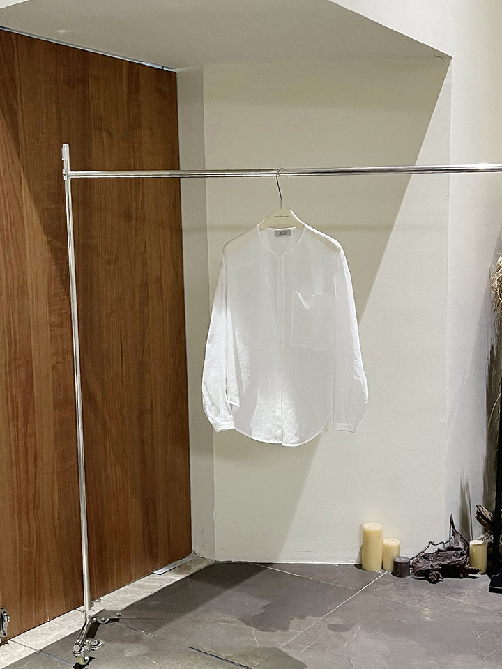 Dame afslappet bluse med linlook Stilla