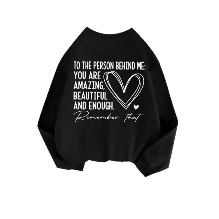 Kvinders sweatshirt med inspirerende design og afslappet pasform Stilla