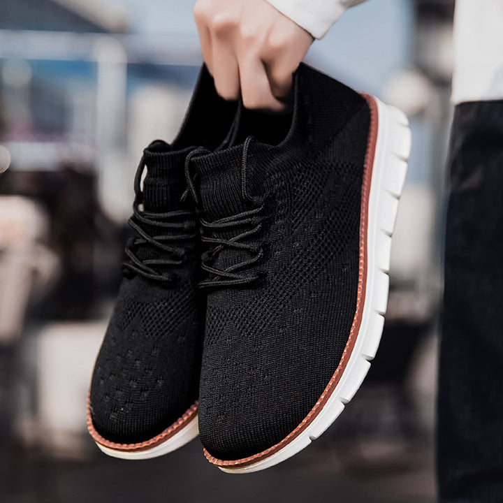 Herrer Stilfulde Lette Mesh Sneakers Stilla