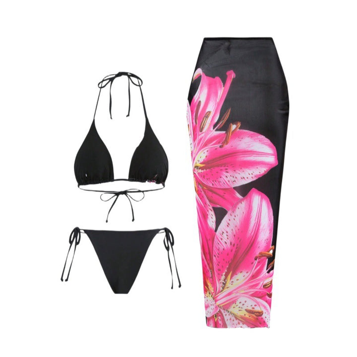 Dame Bikini-sæt med blomstret nederdel Stilla
