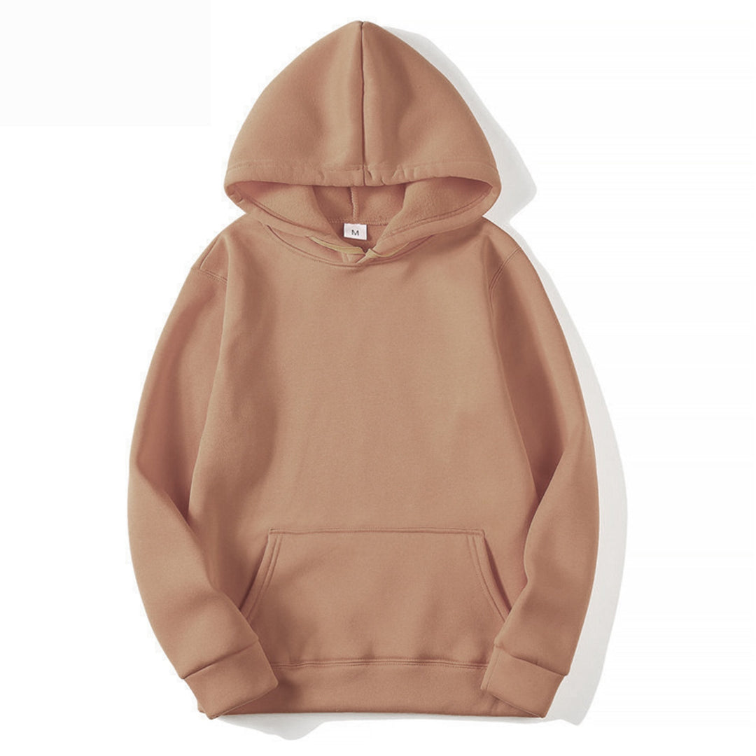 Kvinders hoodie lavet af blød fleece med praktisk kengurulomme Skovae