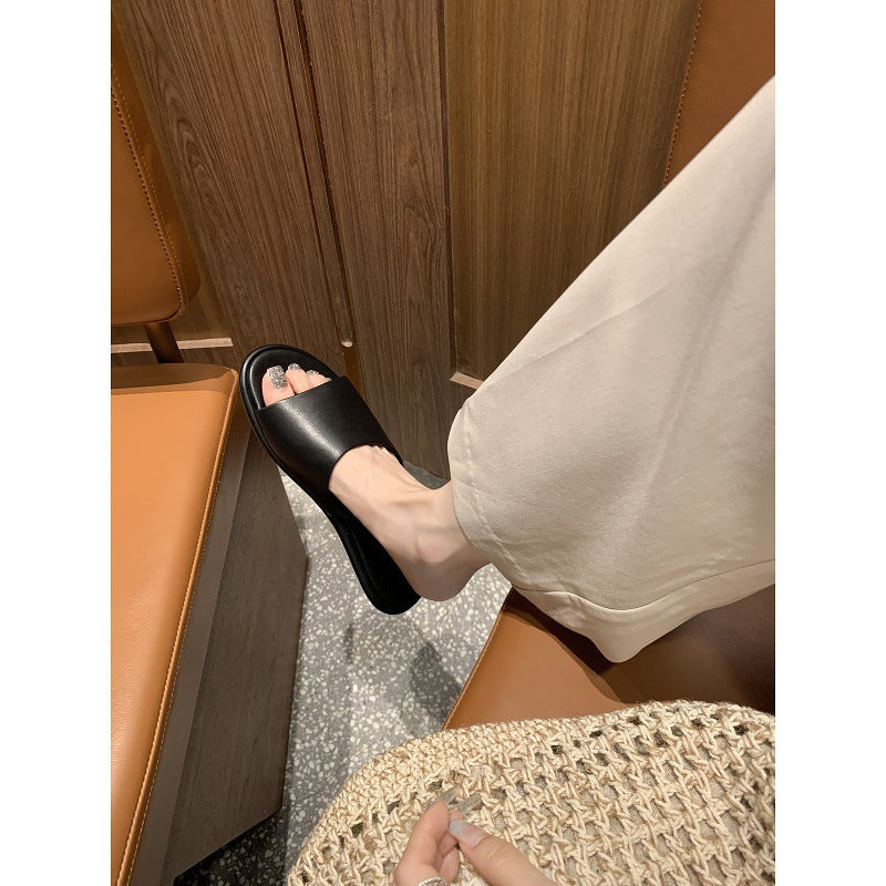 Dame Minimalistiske Slide Sandaler med Polstret Indersål Stilla