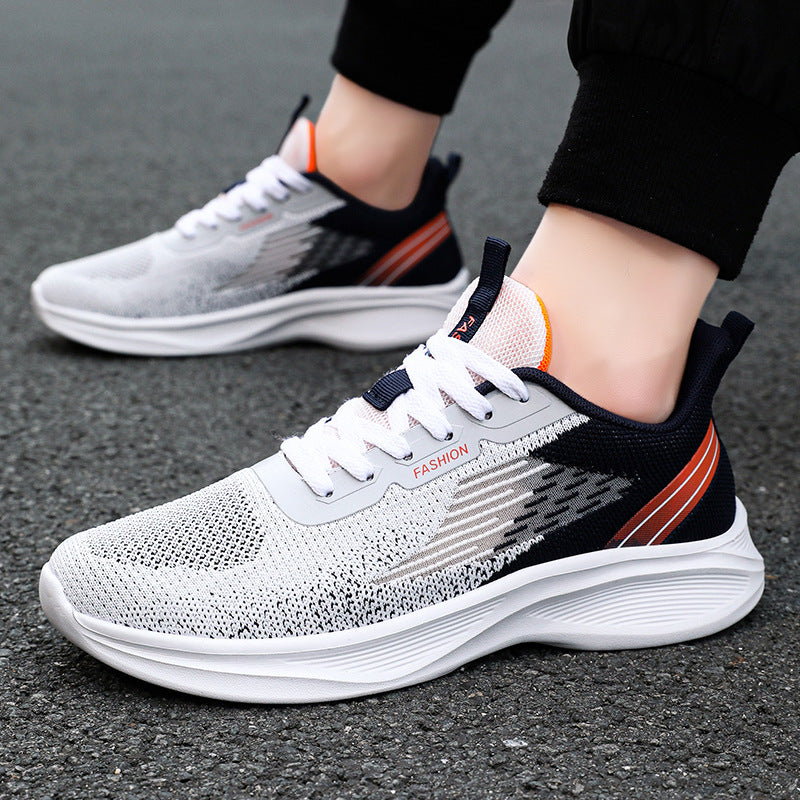 Herrer Åndbare Sport Sneakers med dynamisk Dæmpningsteknologi og skridsikker Ydersål Stilla