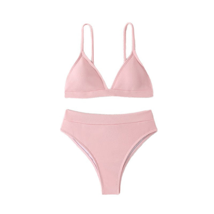 Dame Triangel-Bikini med høj talje og skridsikkert design Stilla
