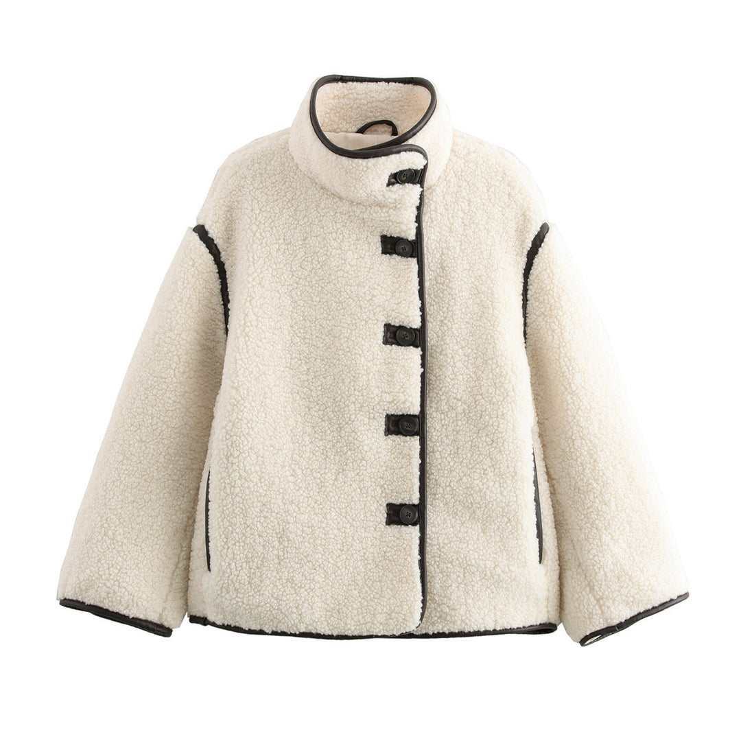 Femme Cozy Faux Shearling Jakke Stilla
