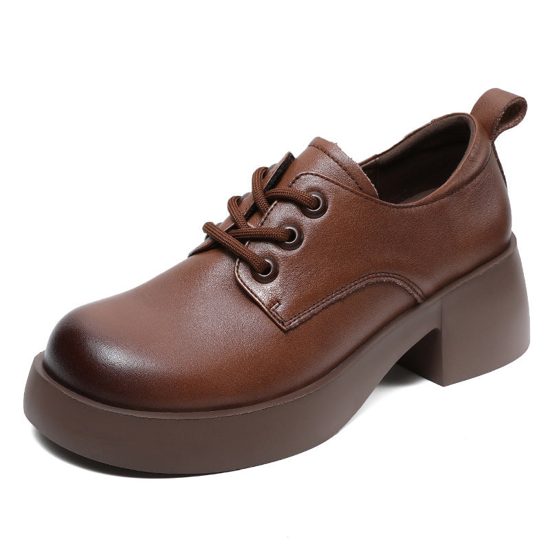 Dame Chunky kilehæle snørebånd Oxfords med dekorativ detalje Stilla