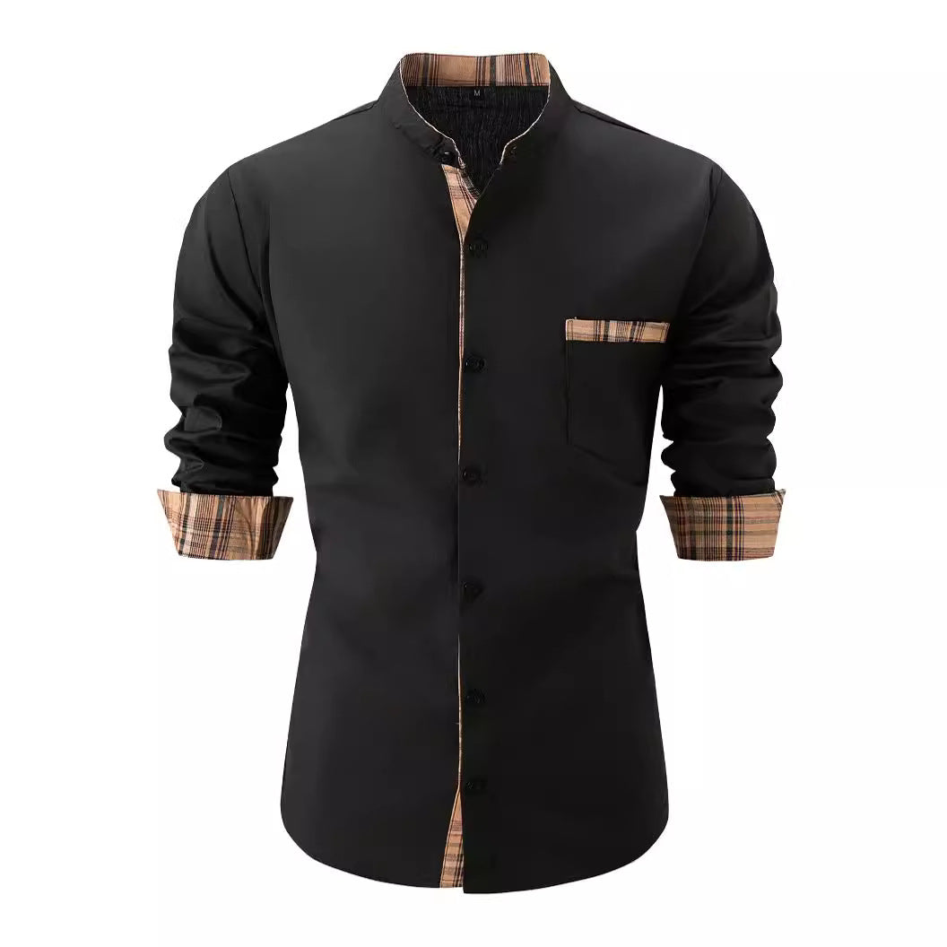 Herrer Fritid Button-Up Skjorte Stilla