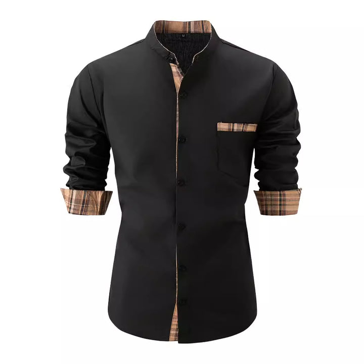 Herrer Fritid Button-Up Skjorte Stilla