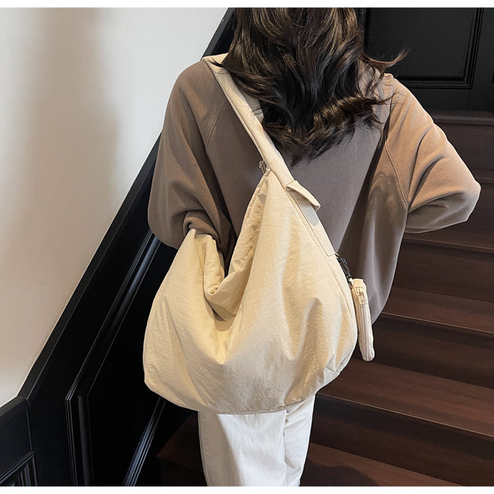 Femme Casual Blødt Stof Hobo Bag Stilla