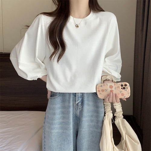 Femme Oversized Puff Sleeve Sweatshirt Stilla
