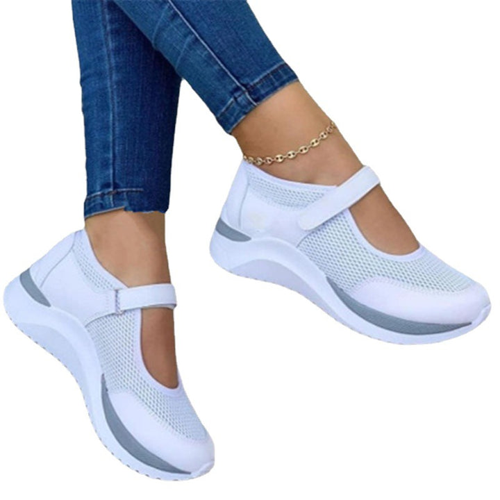 Damer Behagelig Mesh-Sneaker med justerbar rem Stilla
