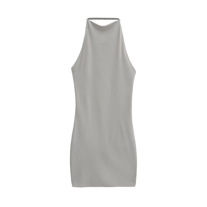 Femme Halterneck Bodycon Mini Kjole Stilla