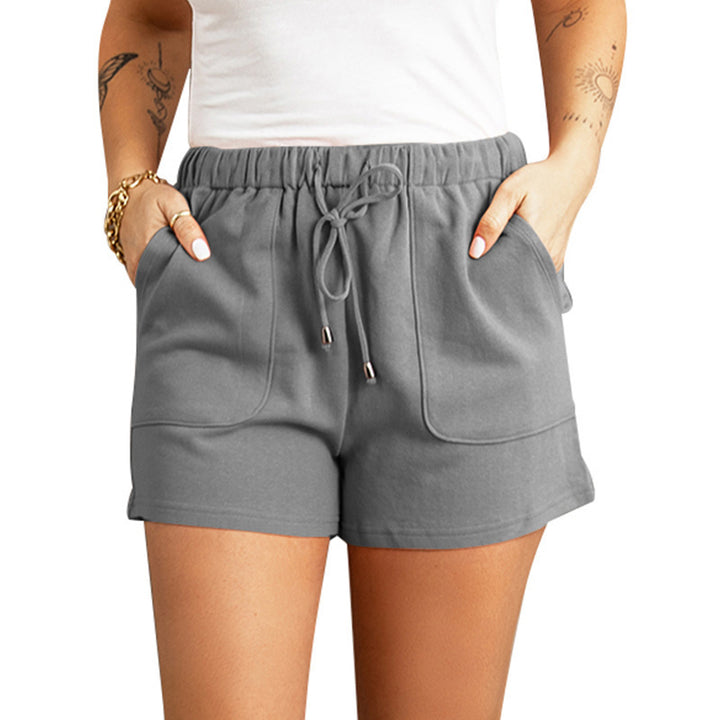 Dame behagelige sweatshorts med elastisk bund og praktiske lommer Stilla