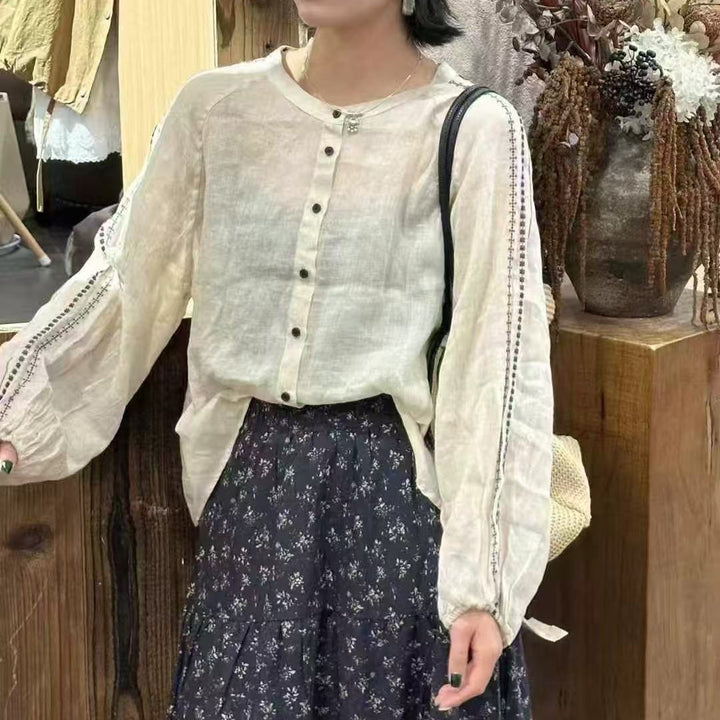 Dame Let Stilet Bluse Stilla