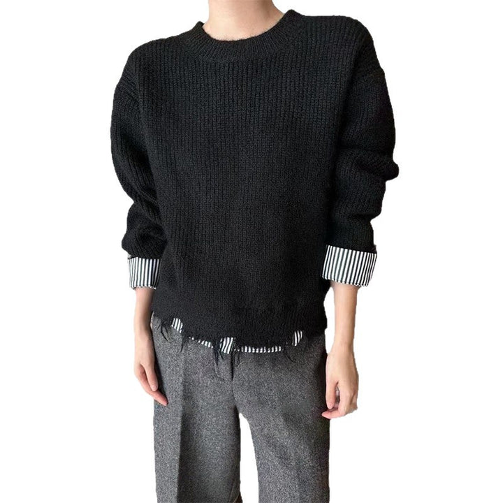 Kvinders casual sweater med fashionable frynse design og komfortabel pasform Stilla