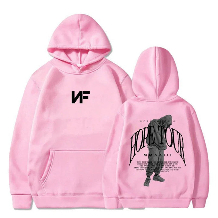 Women's hoodie with exclusive tour print Skovae