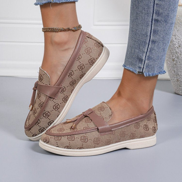 Dame mokasiner i elegant flad design Stilla