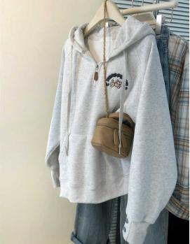 Dame Behagelig Cool Hoodie med funktionstaske Stilla
