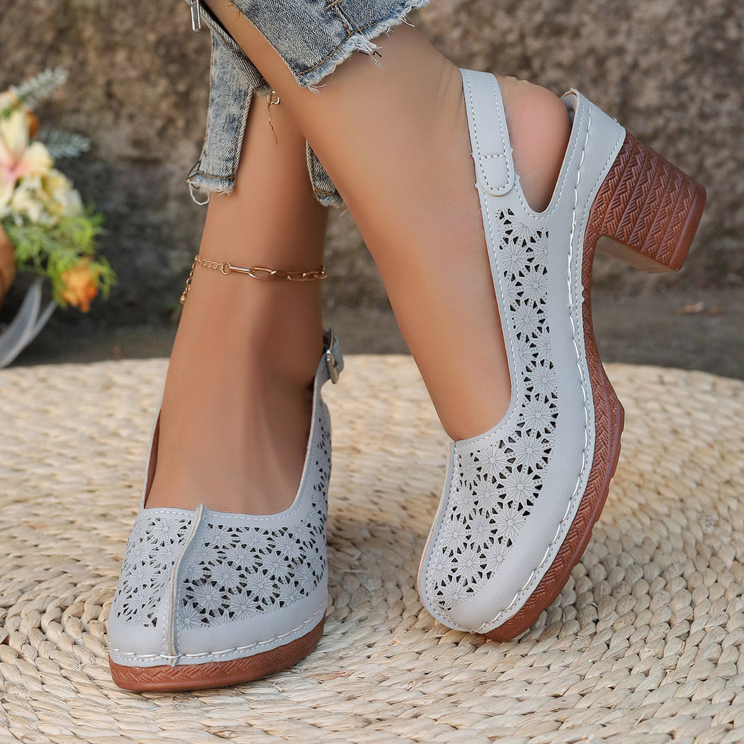Dame Slingback Pantoletten med elegant huldesign og behagelig sål Stilla