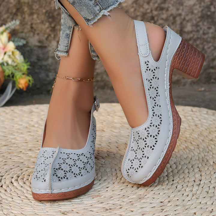 Dame Slingback Pantoletten med elegant huldesign og behagelig sål Stilla