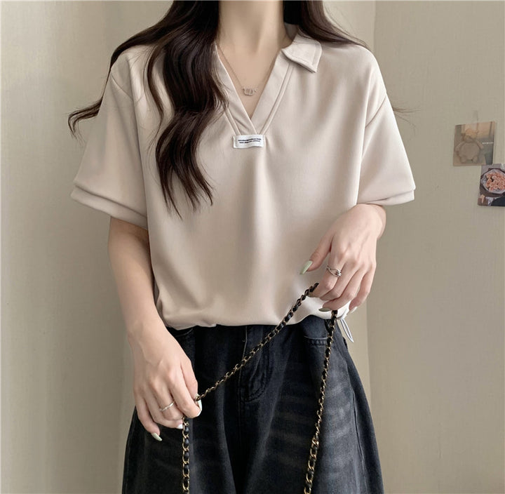 Femme Casual Polo-overdel med stilfulde korte ærmer Stilla