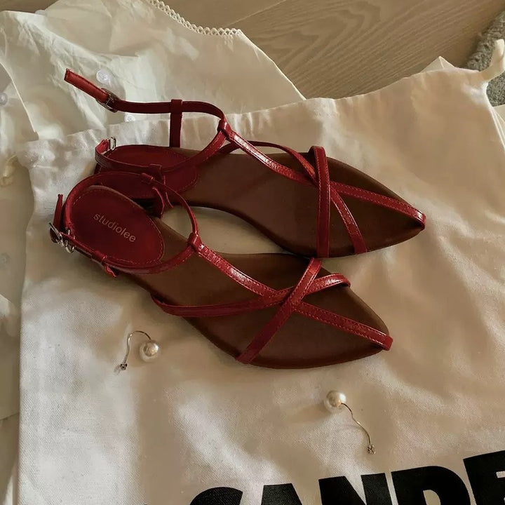 Dame sandaler med justerbare ankelremme Stilla