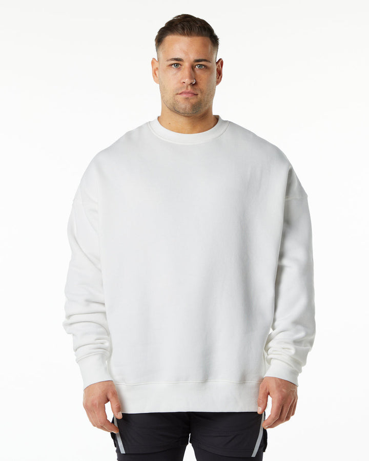 Herrer Oversized Sweatshirt med afslappet snit og robust indvendigt foder Stilla