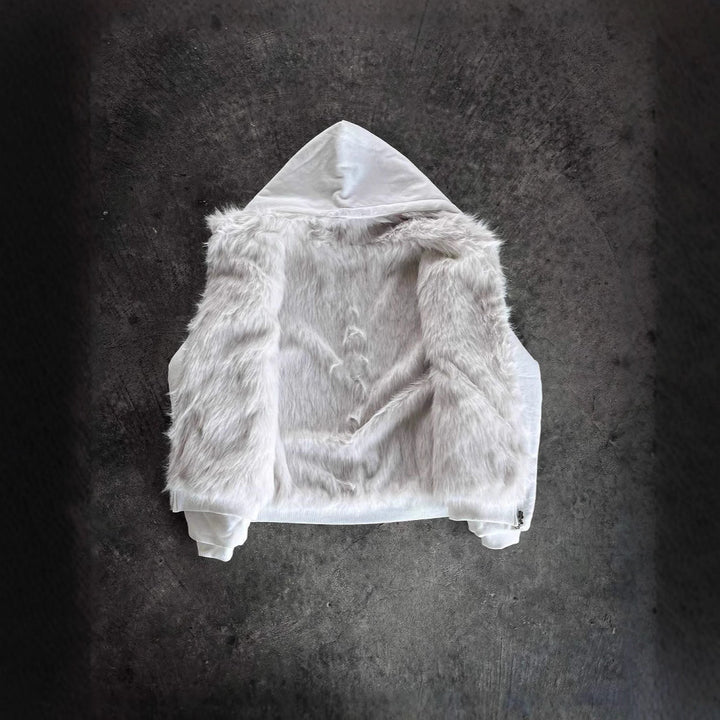 Kvindernes vinterjakke med faux fur foret hætte og praktiske lommer Stilla