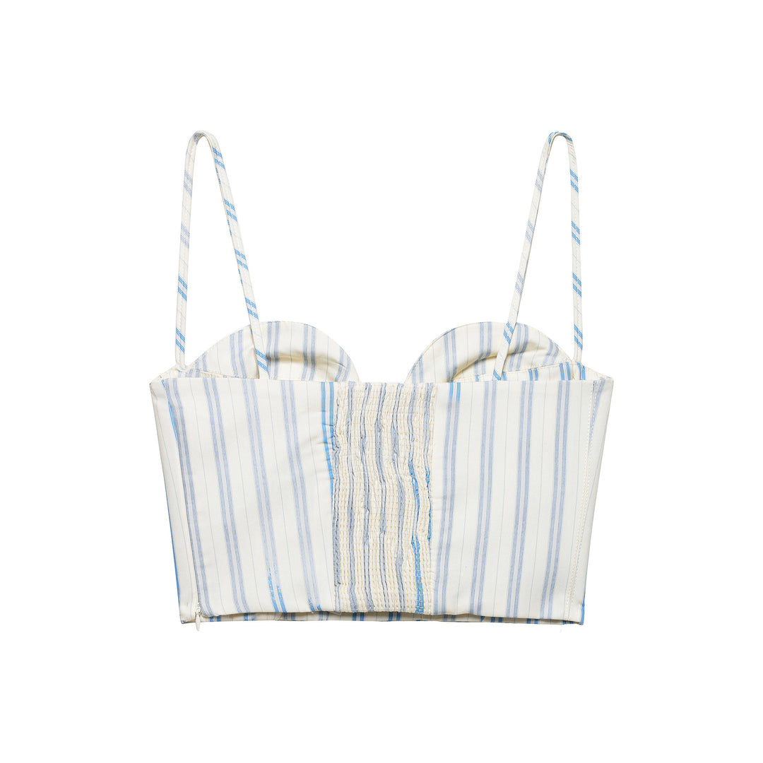 Femme Struktureret Korset Top Stilla