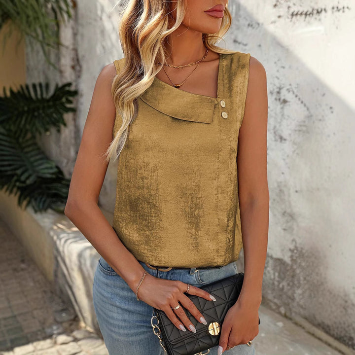 Dame Satin Taske Detalje Fritidsoverdel Stilla